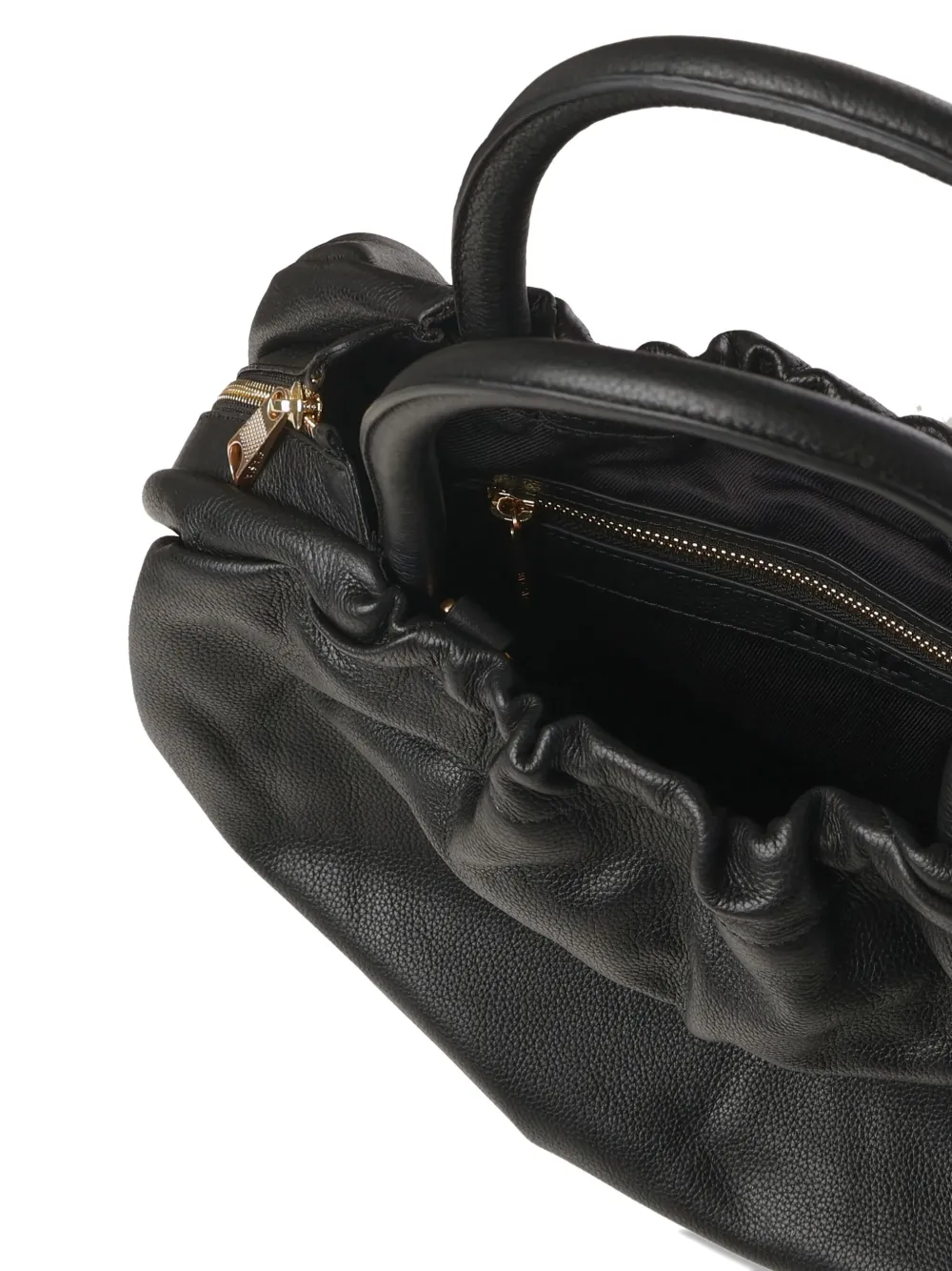 Biasia Gathered-detail Tote Bag In Black