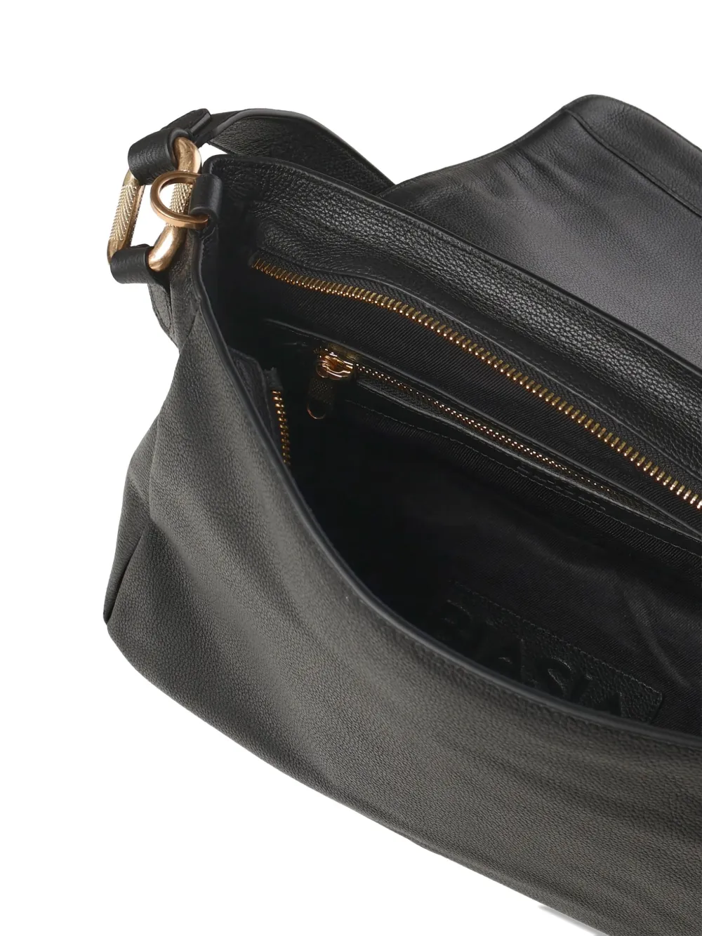 Biasia Flap-closure Shoulder Bag In Black