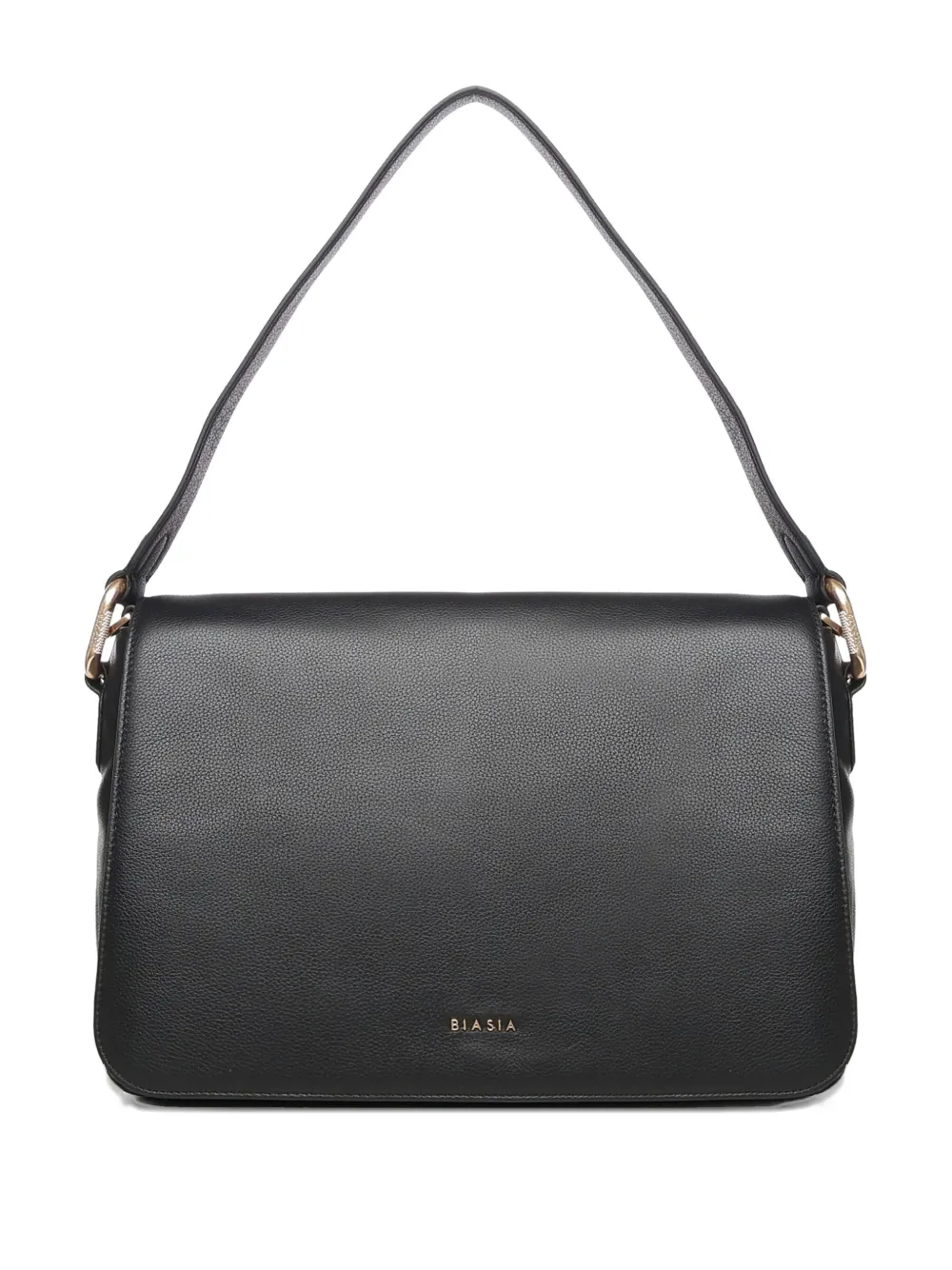 Biasia Flap-closure Shoulder Bag In Black