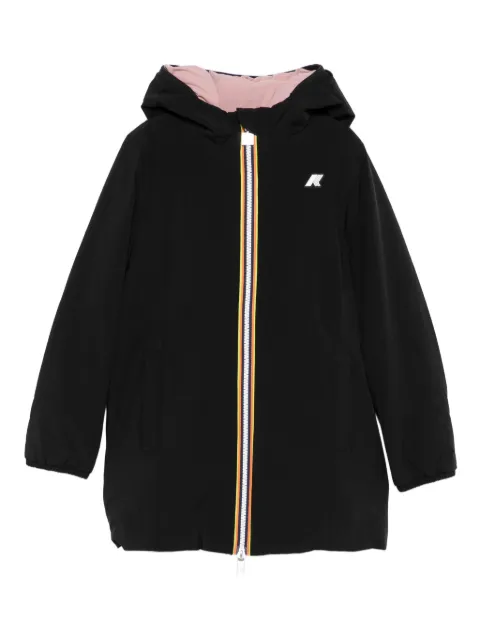 K Way Kids hooded zip-up jacket