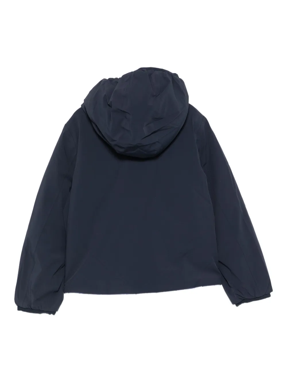 K-way Hooded Zip Jacket In Blue