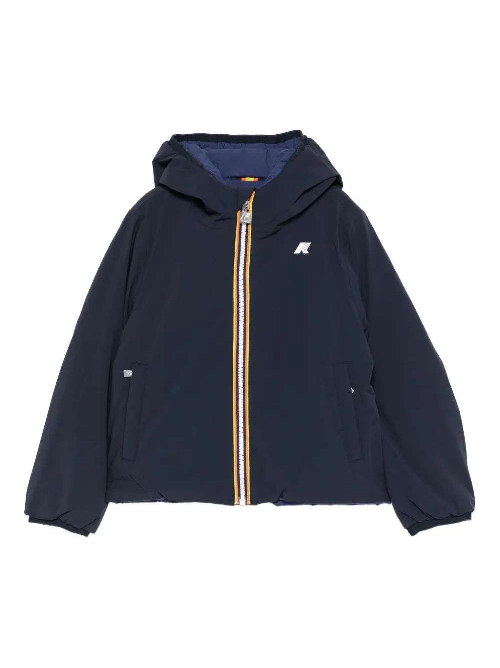 K Way Kids chamarra reversible con capucha y cierre | azul | Image 1