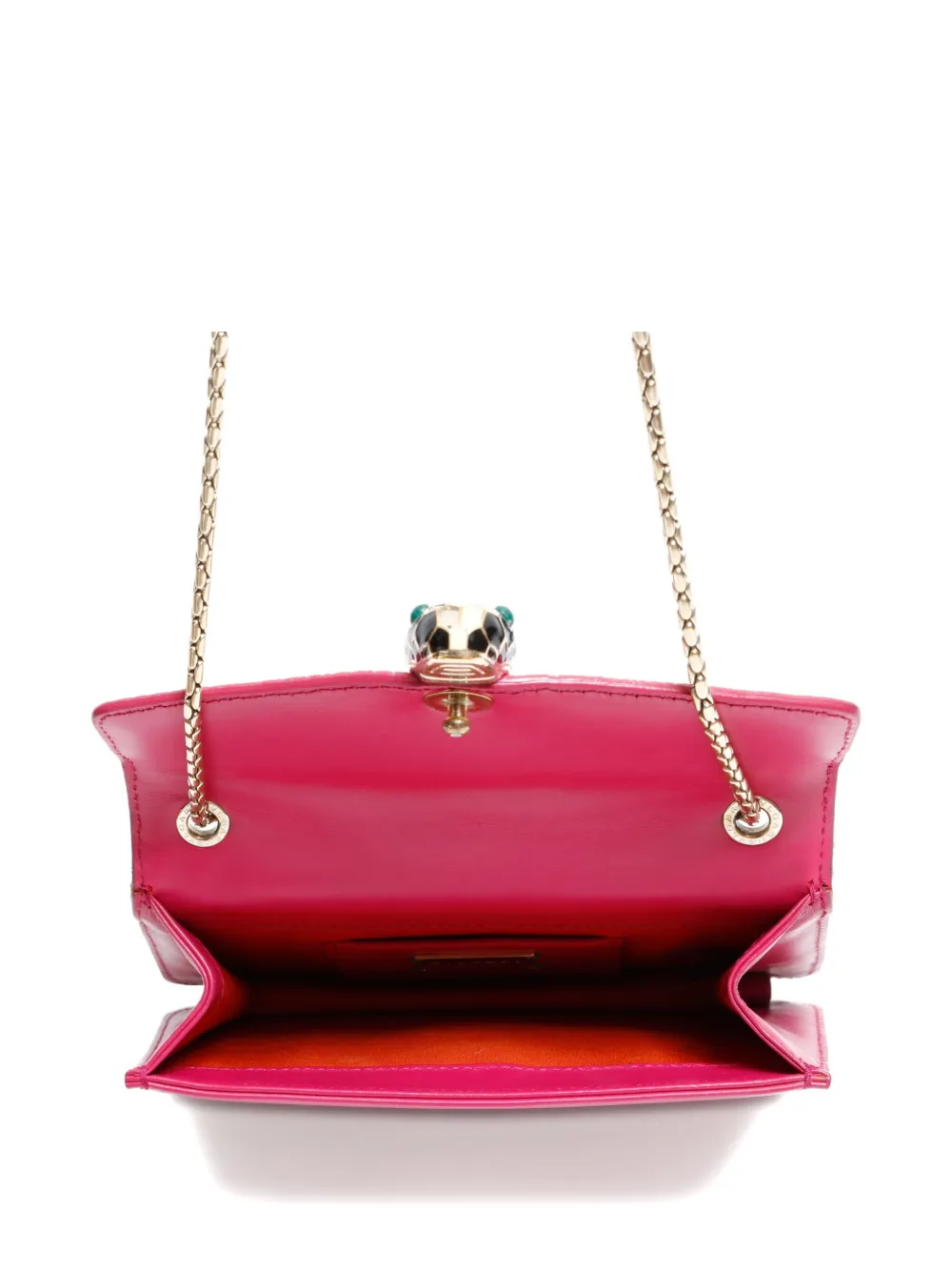 Pre-owned Bvlgari 2000-2020 Serpenti Forever Shoulder Bag In Pink