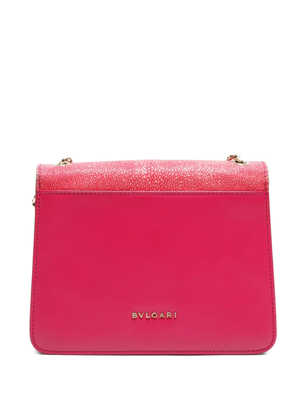 Pre-owned Bvlgari 2000-2020 Serpenti Forever Shoulder Bag In Pink