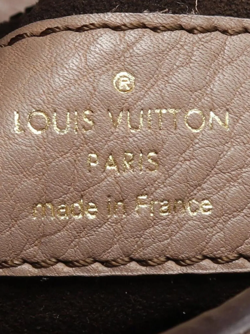 Pre-owned Louis Vuitton 2010 Monogram Mahina Solar Pm Shoulder Bag In Brown