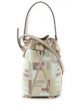 Fendi Pre-Owned 2010-2025 Mini Canvas Mon Tresor bucket bag - Brown