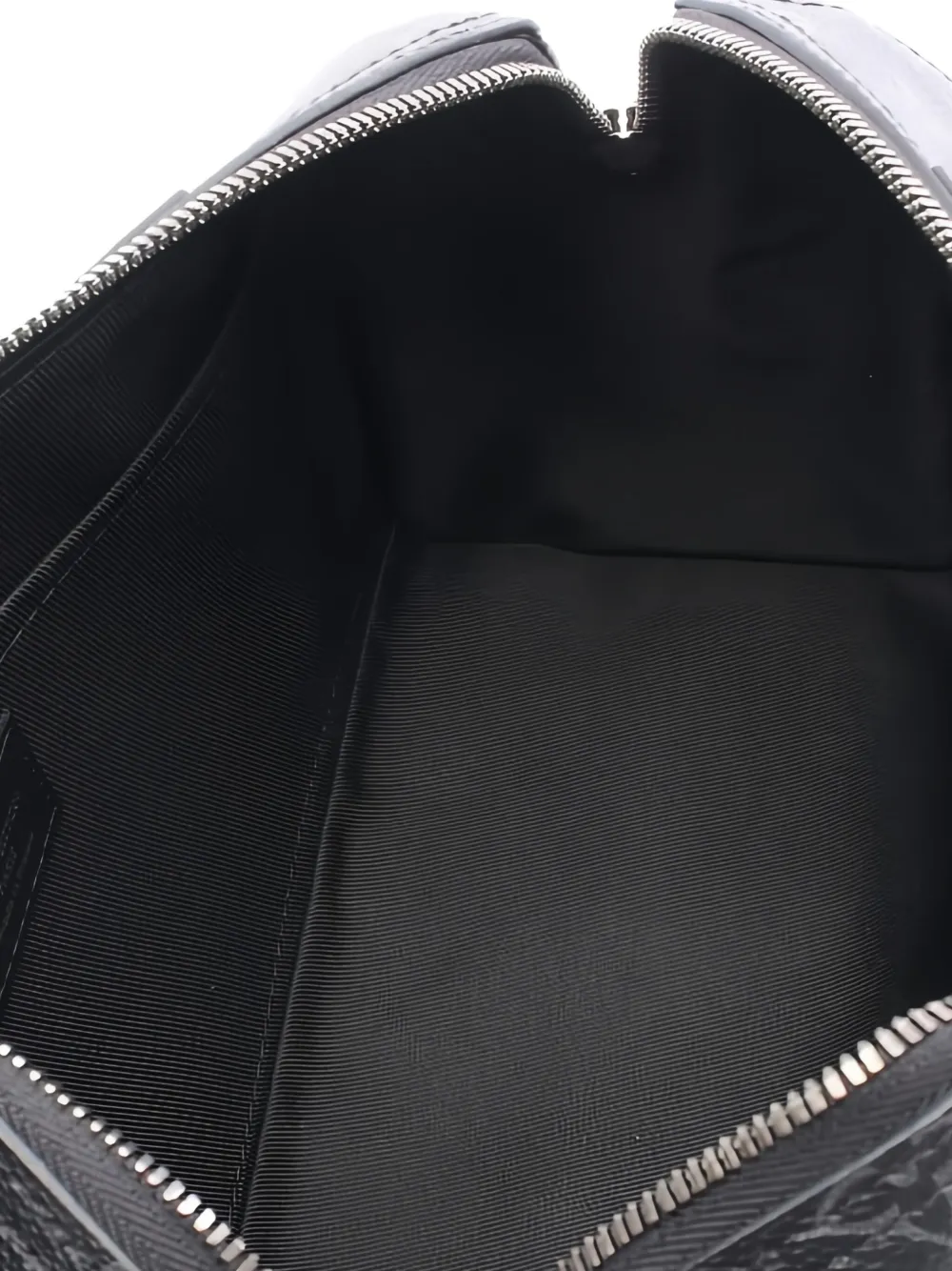 Pre-owned Louis Vuitton City Keepall Monogram-eclipse Holdall Bag In Black