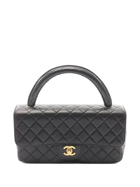 CHANEL Pre-Owned 1994-1996 Parent Child diamond quilted leather tote bag