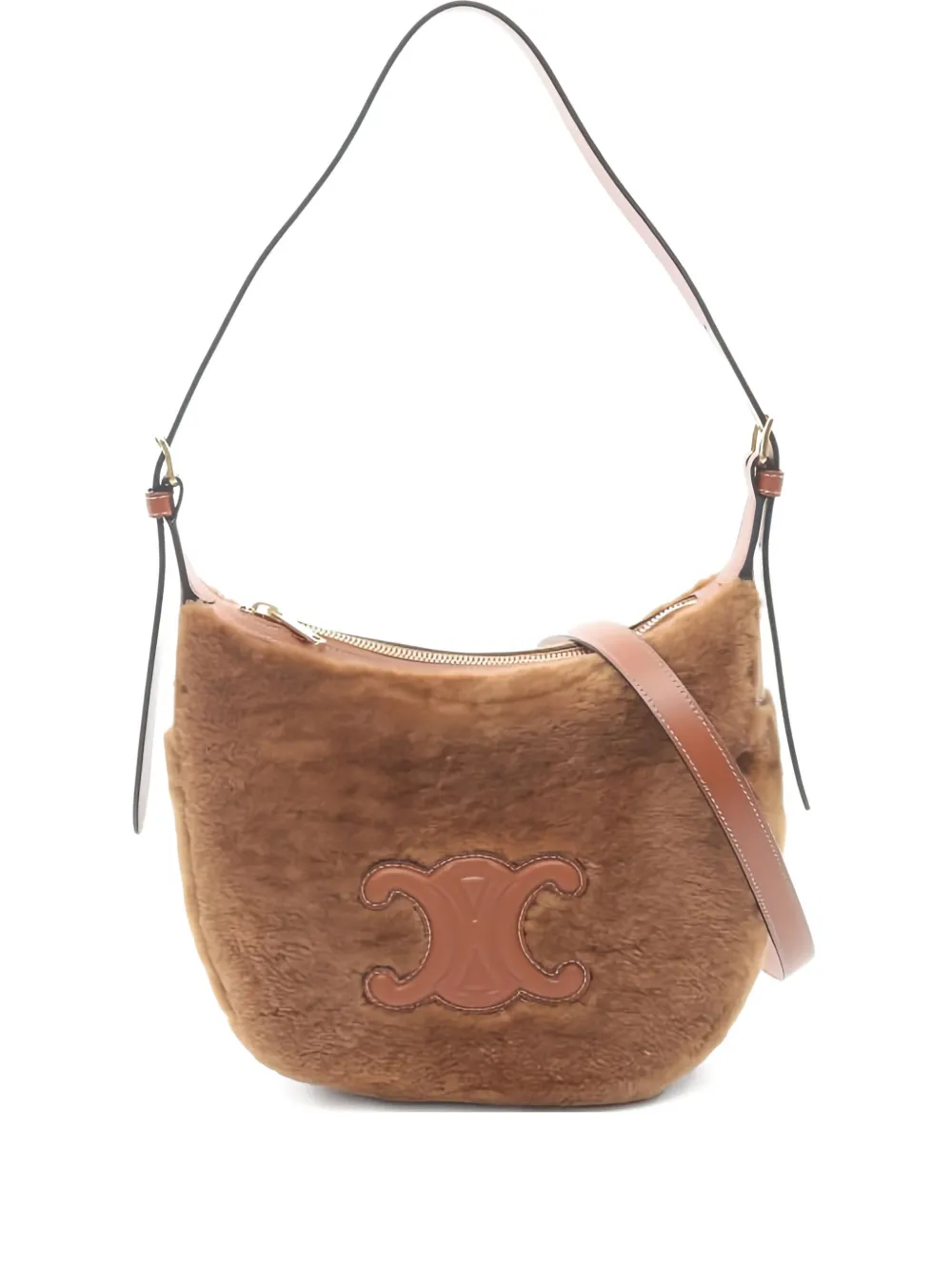 Pre-owned Celine 2020s Heloise Small Shoulder Bag In Brown
