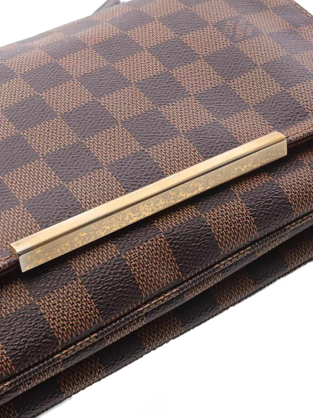 Pre-owned Louis Vuitton 2013 Hoxton Pm Damier Ebène Shoulder Bag In Brown
