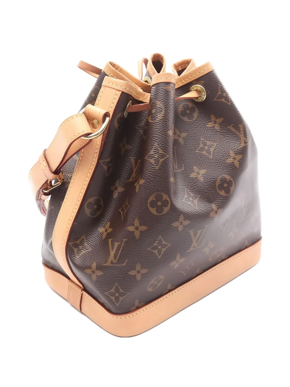 Pre-owned Louis Vuitton 2021s Monogram Noe Bb Shoulder Bag In Brown