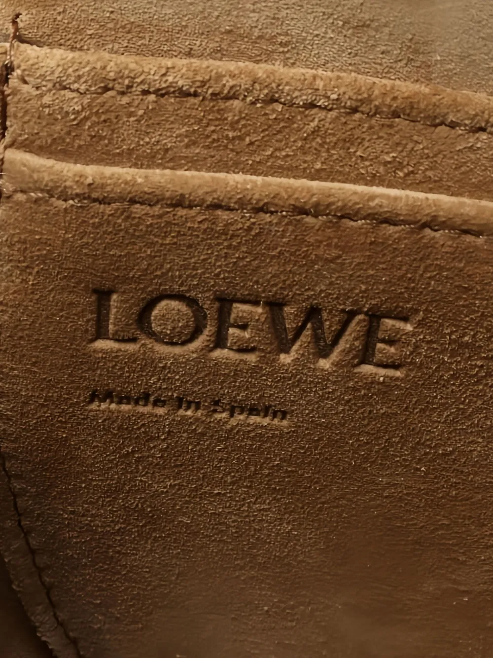 Pre-owned Loewe 2020s Dual Gate Mini Leather Cross Body Bag In Black