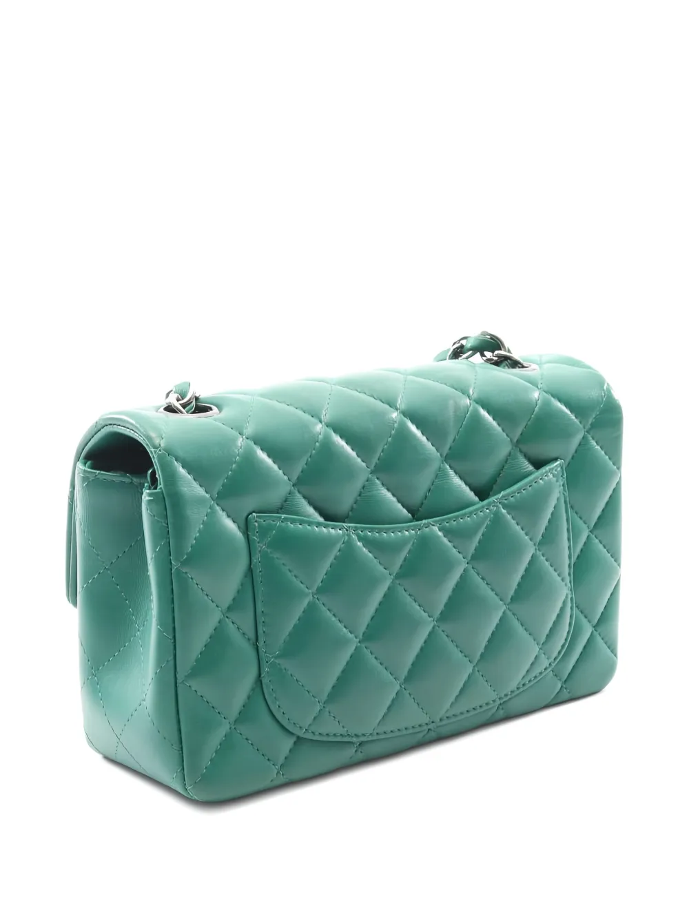 CHANEL Pre-Owned 2016-2017 matelassé 20 mini-schoudertas - Groen