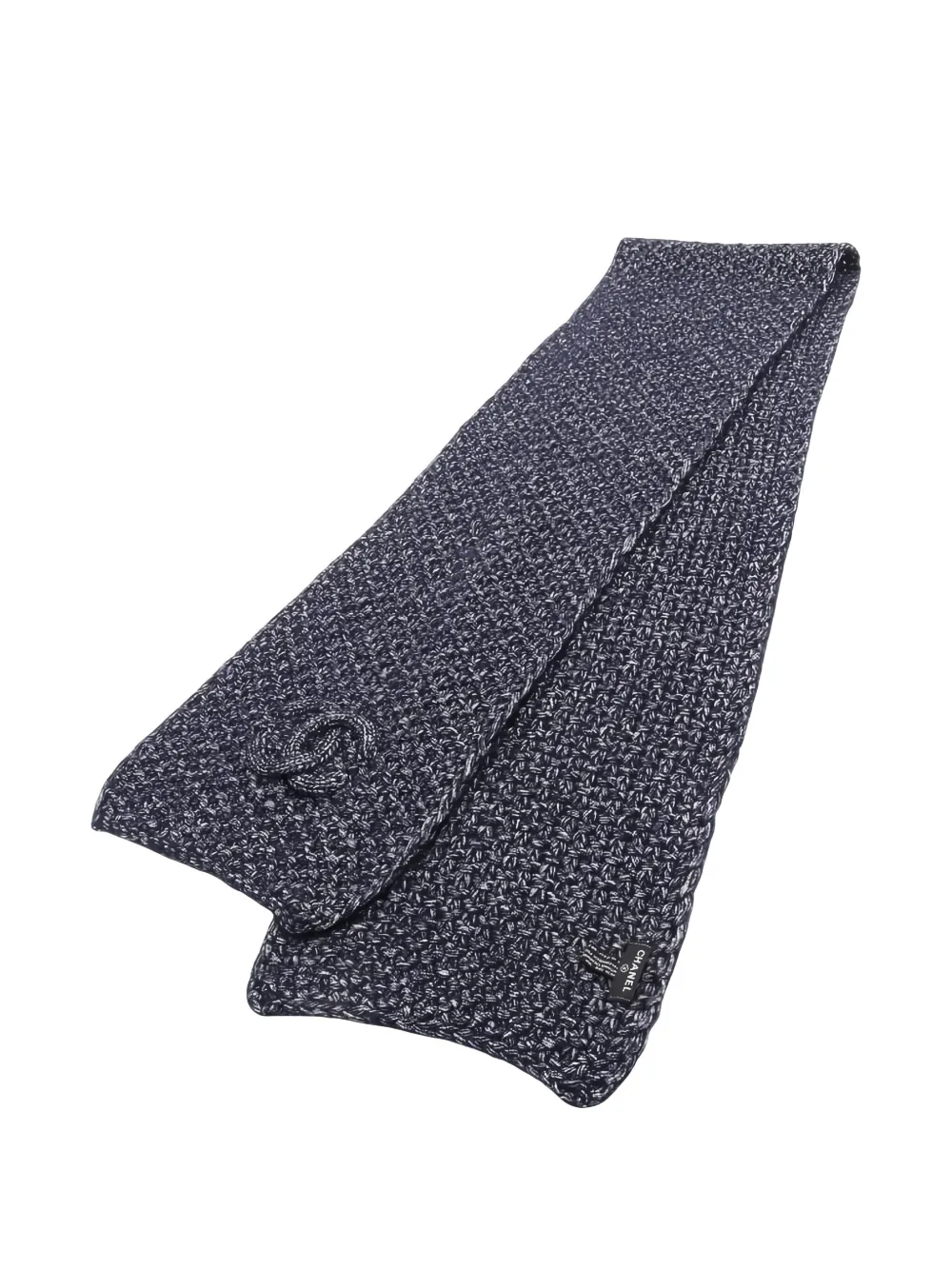 CHANEL Pre-Owned 1998 coco mark scarf | Blue | Image 1