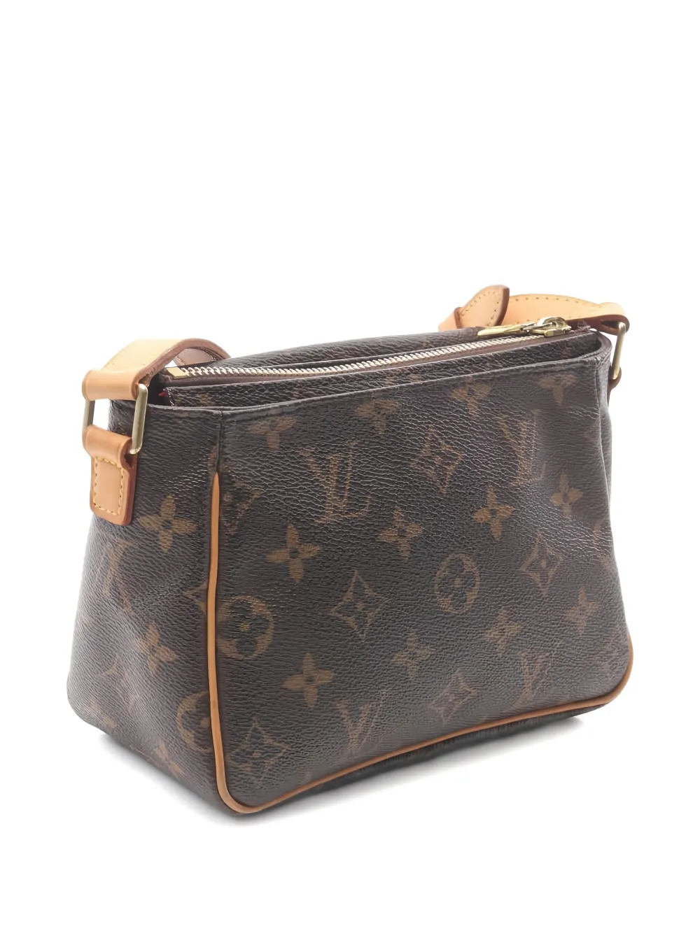 Pre-owned Louis Vuitton 2004 Vivacité Pm Monogram Shoulder Bag In Brown