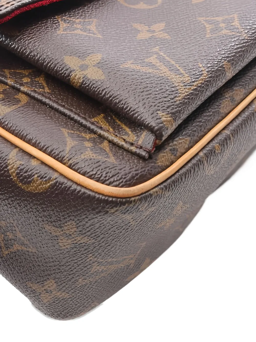 Pre-owned Louis Vuitton 2004 Vivacité Pm Monogram Shoulder Bag In Brown