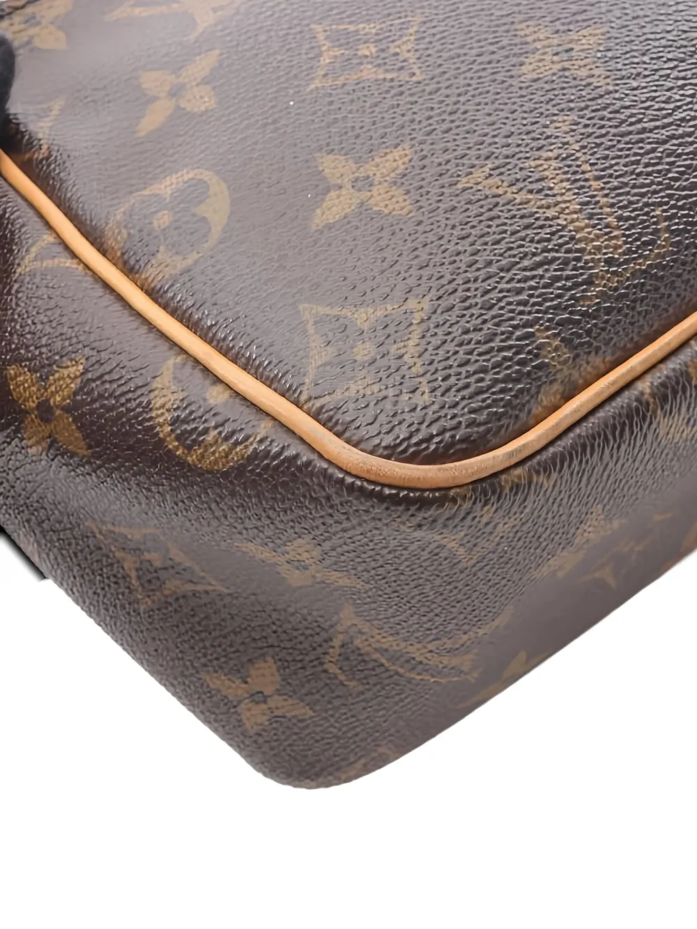Pre-owned Louis Vuitton 2004 Vivacité Pm Monogram Shoulder Bag In Brown