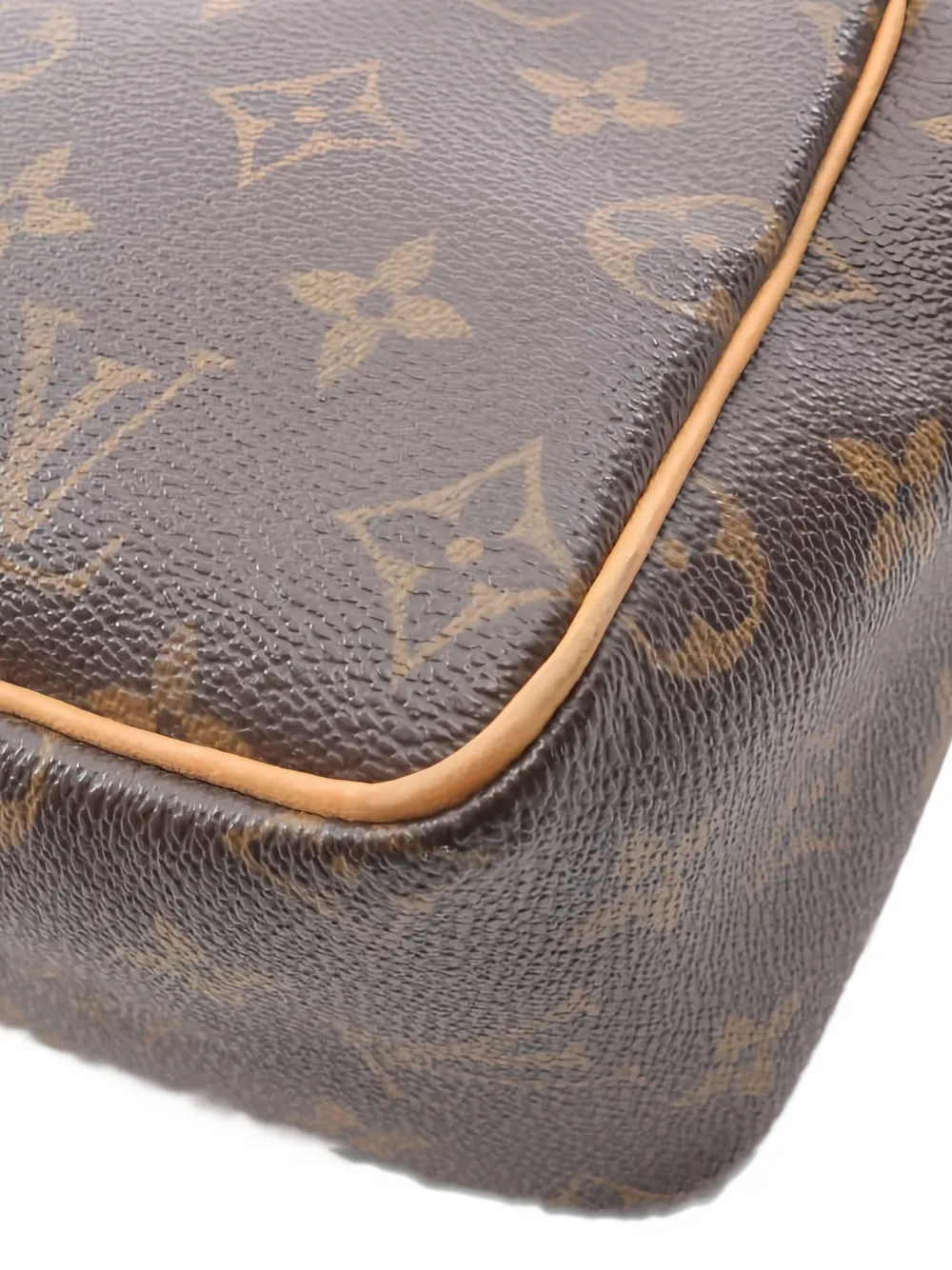 Pre-owned Louis Vuitton 2004 Vivacité Pm Monogram Shoulder Bag In Brown