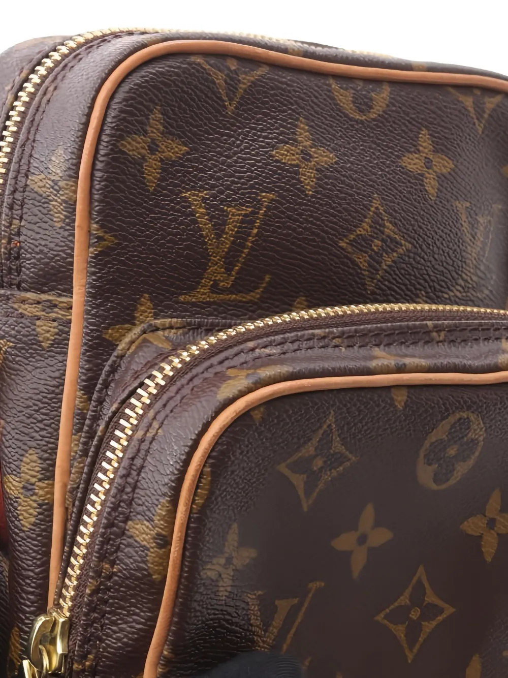 Pre-owned Louis Vuitton 2000 Amazon Monogram Shoulder Bag In Brown