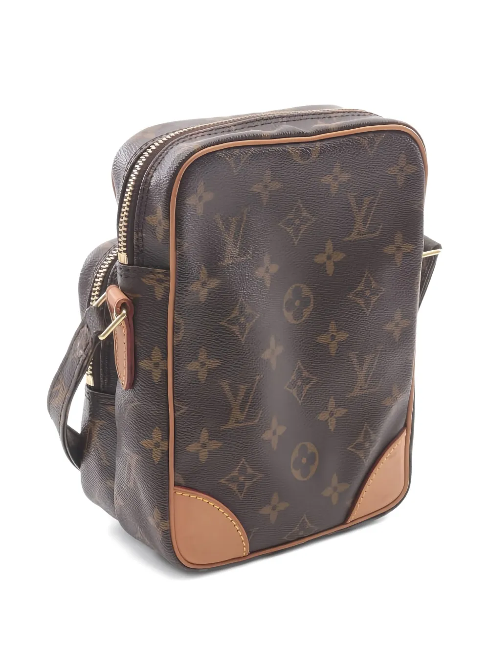 Pre-owned Louis Vuitton 2000 Amazon Monogram Shoulder Bag In Brown