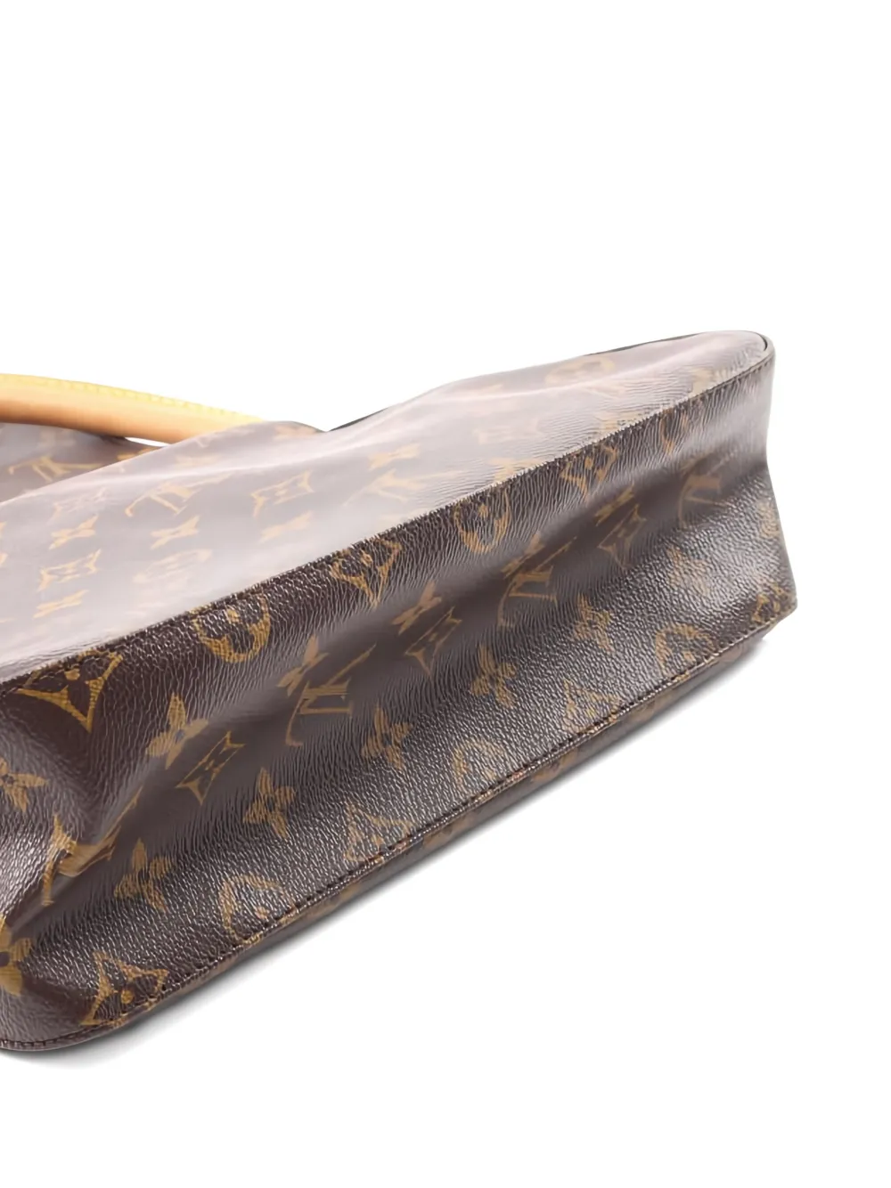 Pre-owned Louis Vuitton 2003 Mini Looping Monogram Handbag In Brown