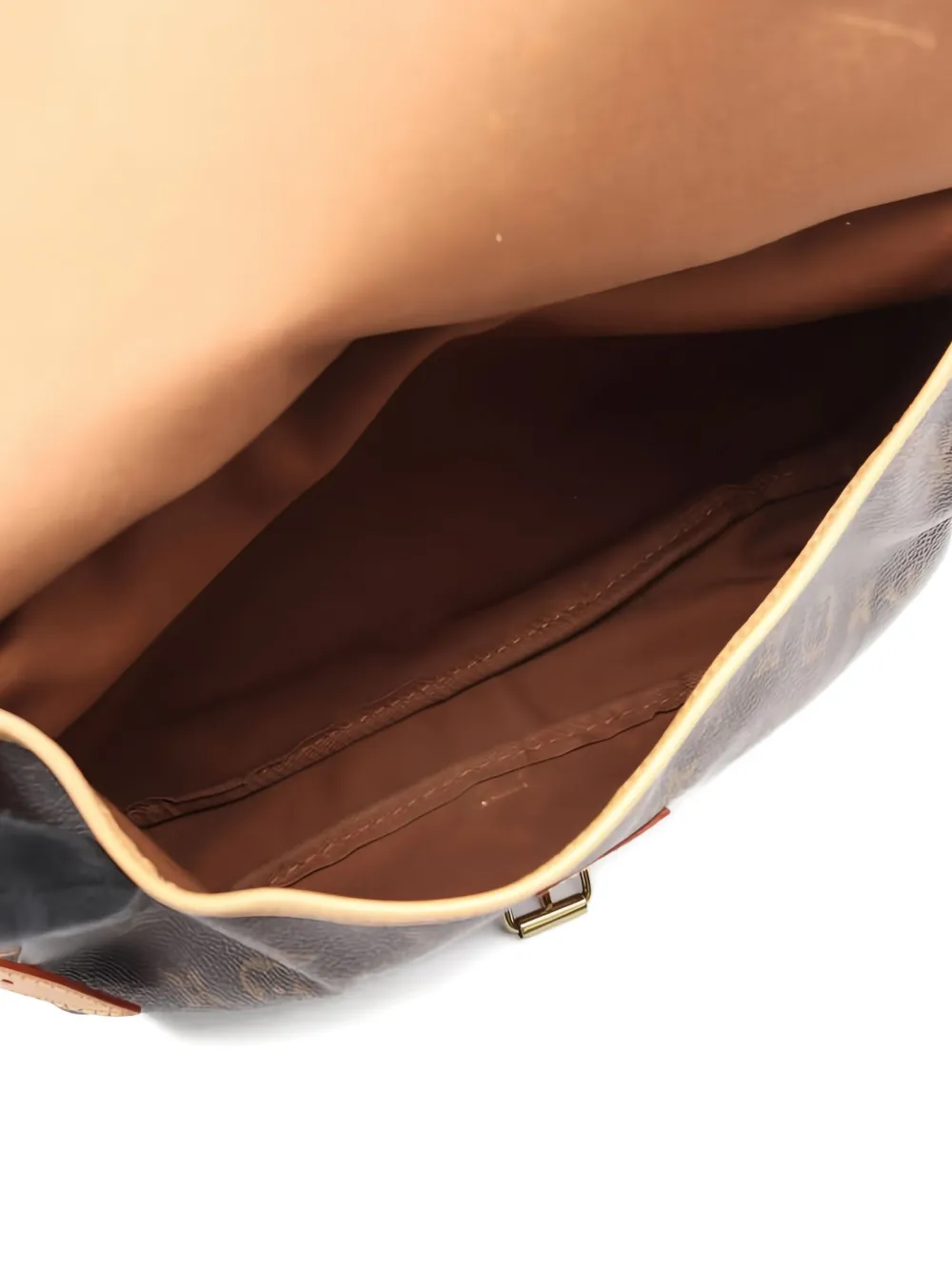 Pre-owned Louis Vuitton 2003 Saumur 30 Monogram Shoulder Bag In Brown