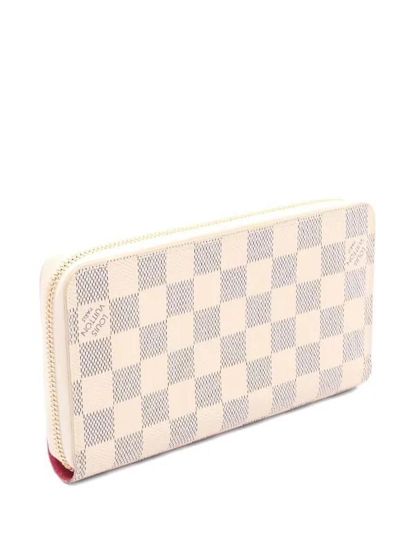 Louis Vuitton Pre-Owned 2017 Damier Azur Giraffe Zip Wallet