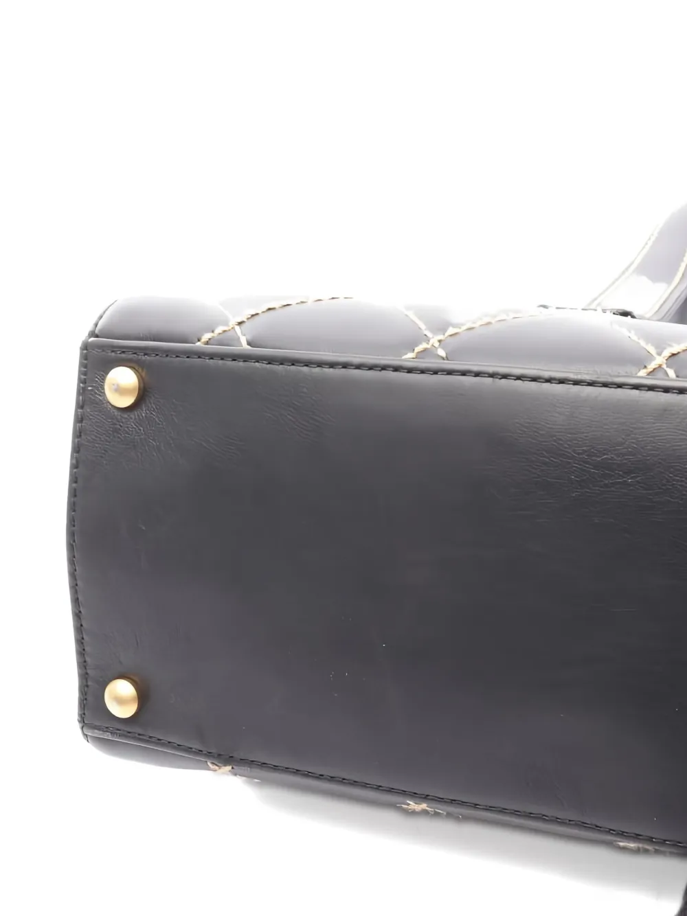 Pre-owned Chanel 2004-2005 Wild Stitch Handbag In Black
