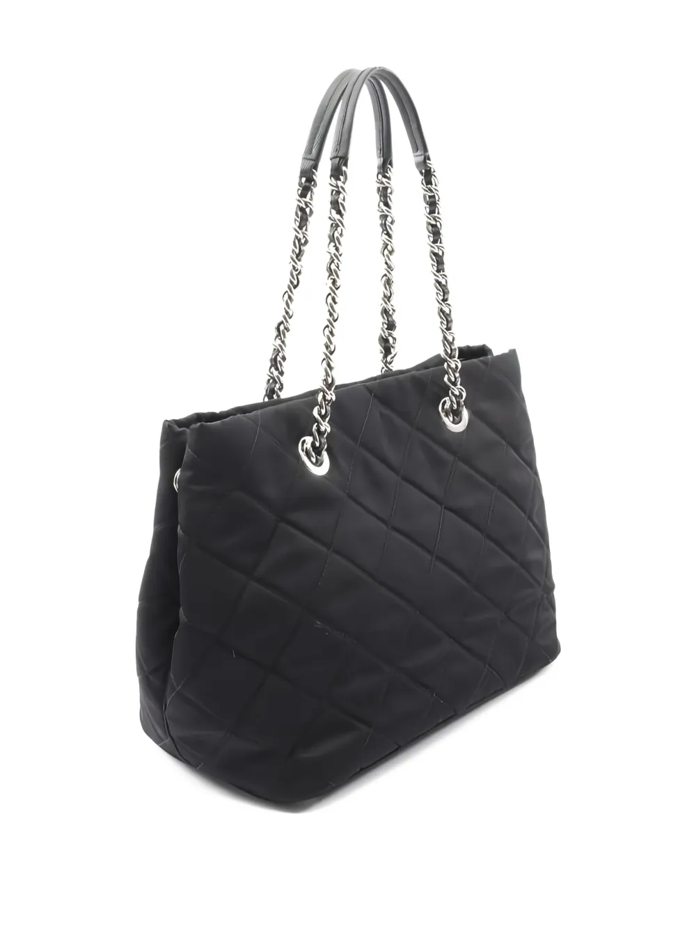 Prada Pre-Owned tote capitonada con cadena 2010 | Image 2