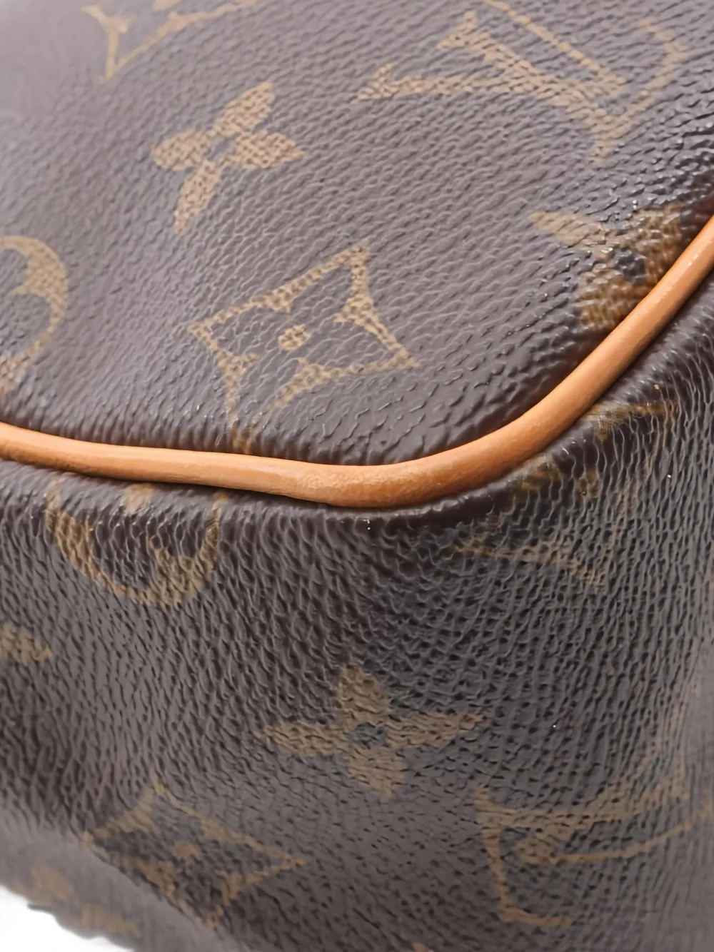 Pre-owned Louis Vuitton 2000s Vivacité Pm Monogram Shoulder Bag In Brown