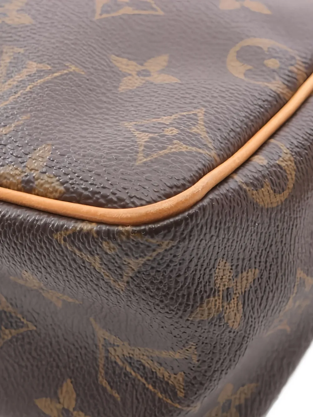 Pre-owned Louis Vuitton 2000s Vivacité Pm Monogram Shoulder Bag In Brown