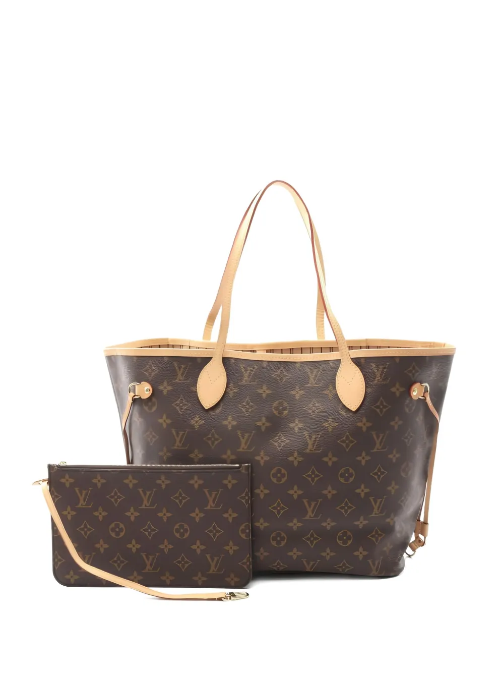 Louis Vuitton Pre-Owned 2021 Neverfull MM monogram shoulder bag | Brown | Image 1