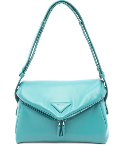 Prada Pre-Owned bolsa de hombro de piel capitonada 2010