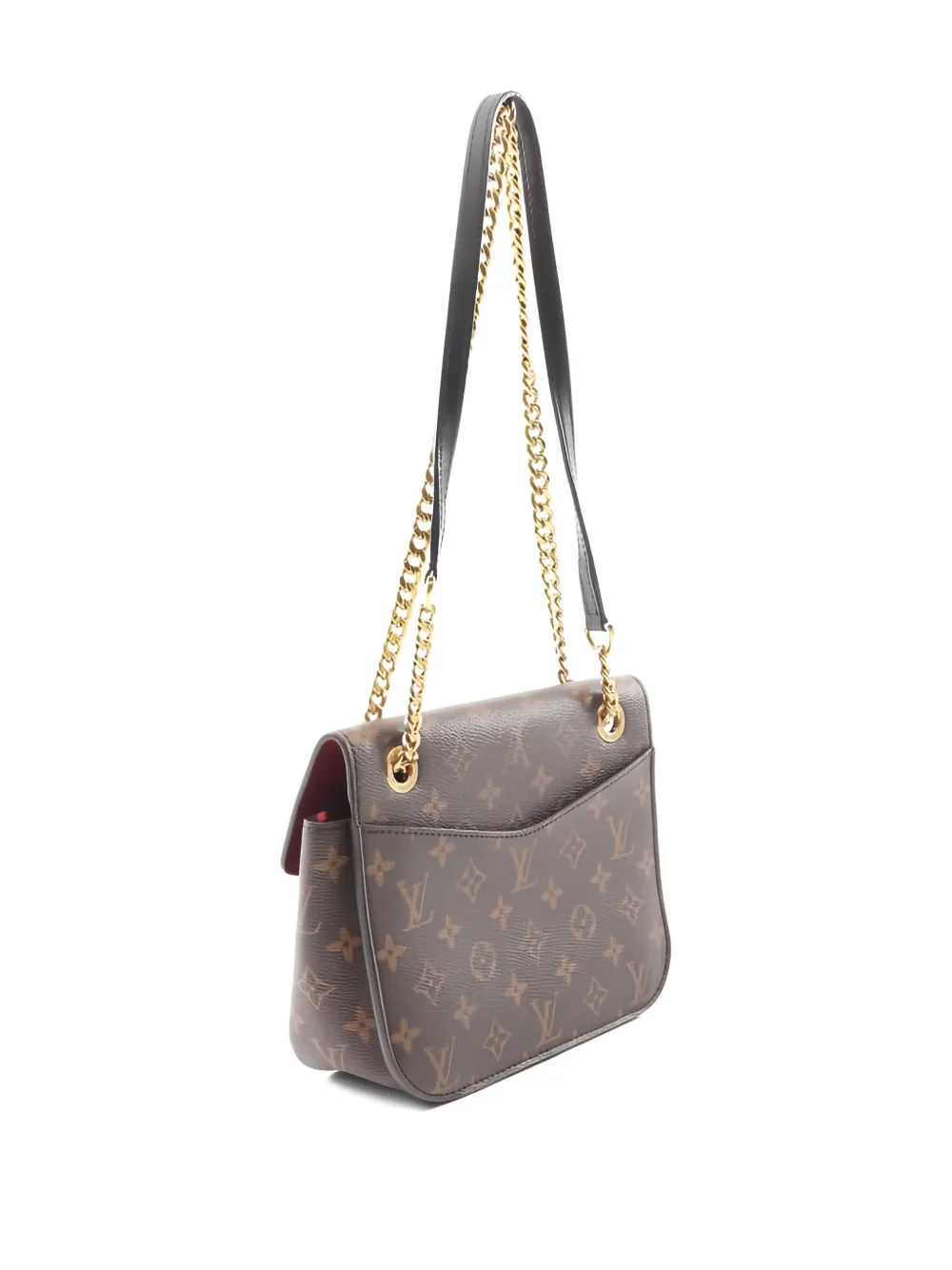 Pre-owned Louis Vuitton 2021s Passy Monogram Shoulder Bag In Brown