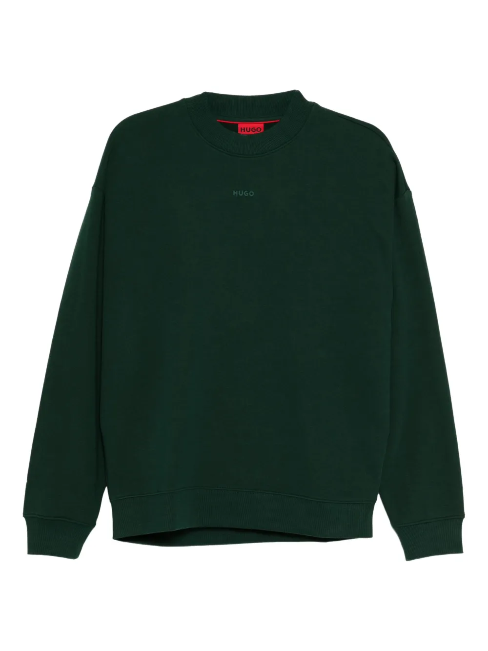 Hugo Boss Logo-printed Sweatshirt In Green