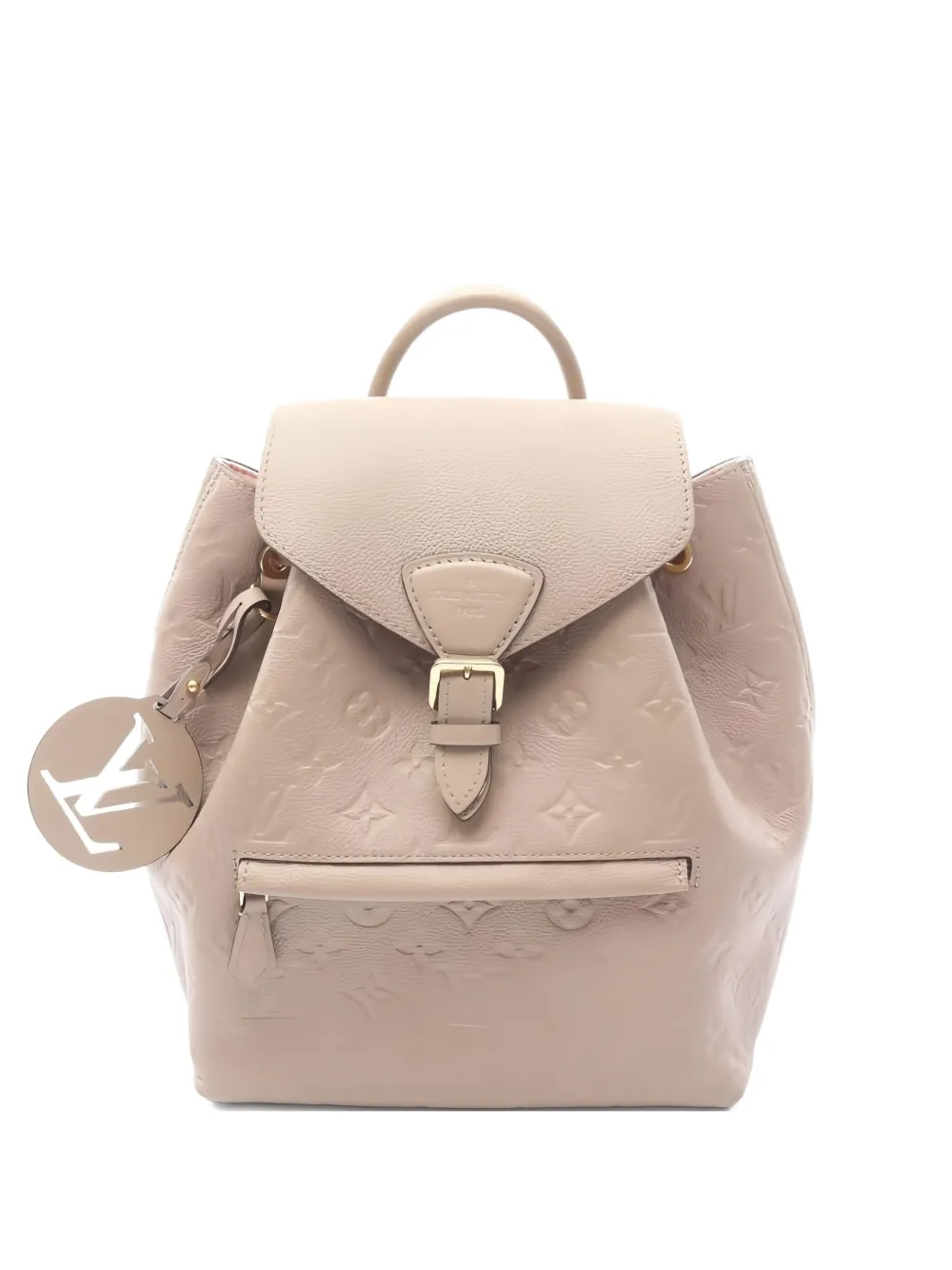 Pre-owned Louis Vuitton 2010s Montsouris Pm Monogram Backpack In Neutral