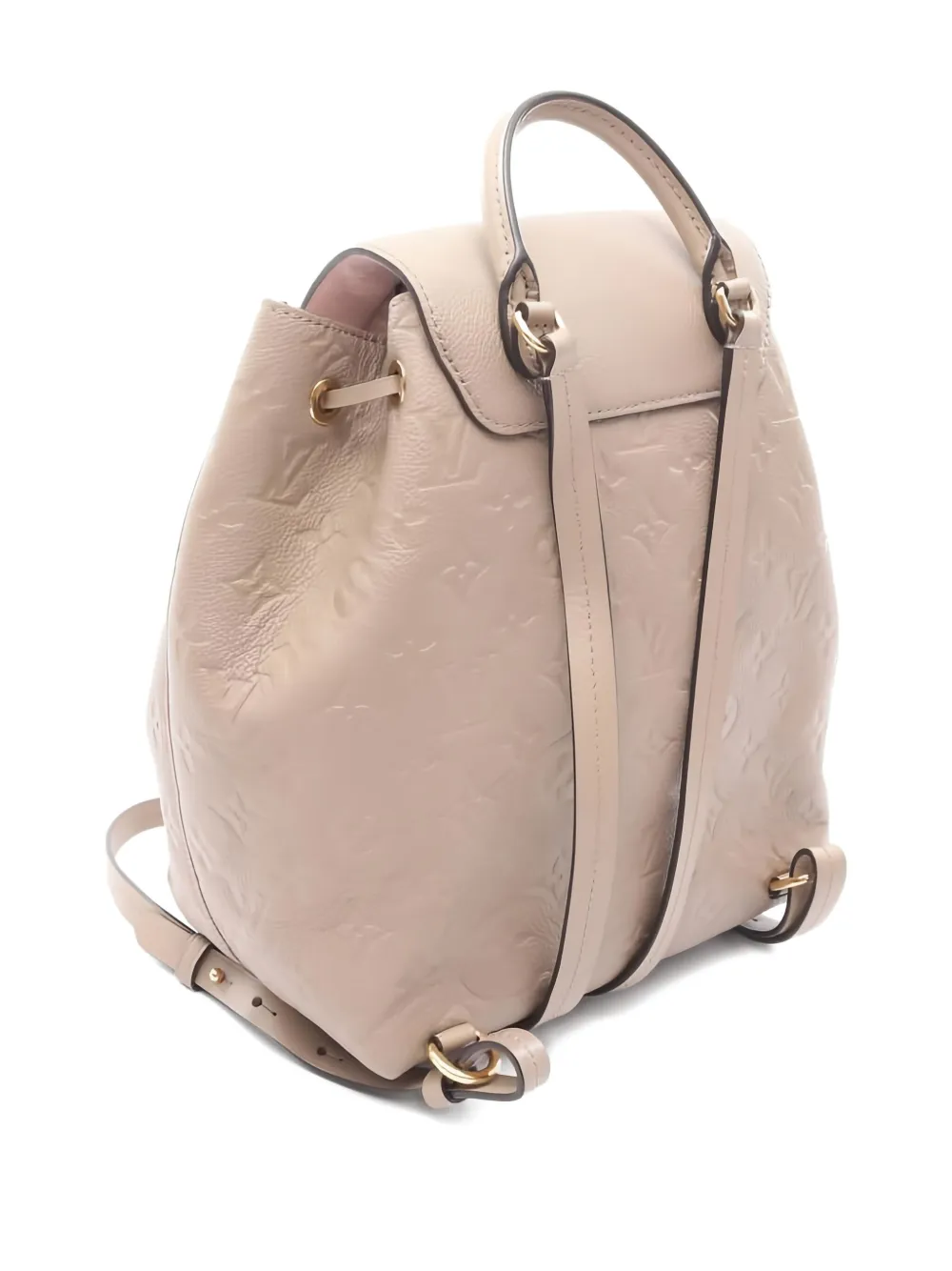 Pre-owned Louis Vuitton 2010s Montsouris Pm Monogram Backpack In Neutral