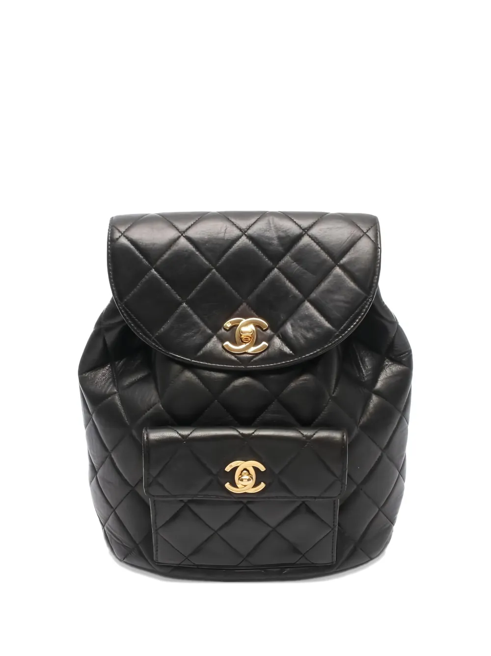 CHANEL Pre-Owned 1996-1997 Matelassé quilted backpack - Nero