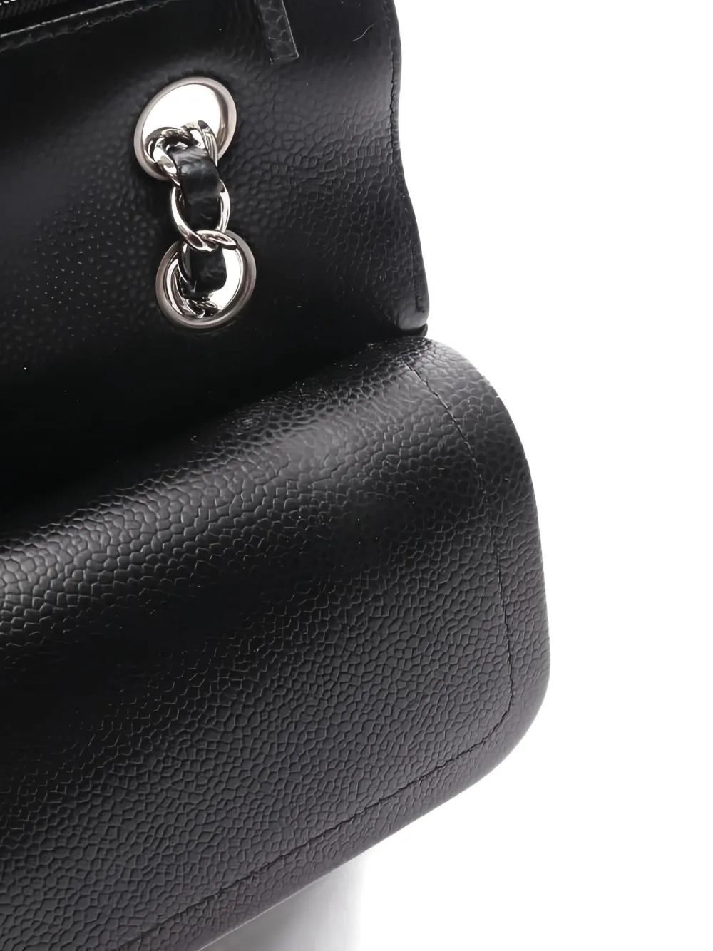 Pre-owned Chanel Matelasse-quilting Chain-strap Shoulder Bag In Black
