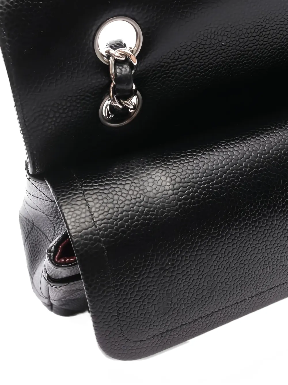 Pre-owned Chanel Matelasse-quilting Chain-strap Shoulder Bag In Black