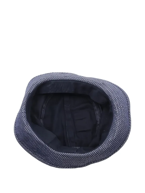 CHANEL Pre-Owned 1986-1988 logo-patch Sun Hat Blue FARFETCH BE