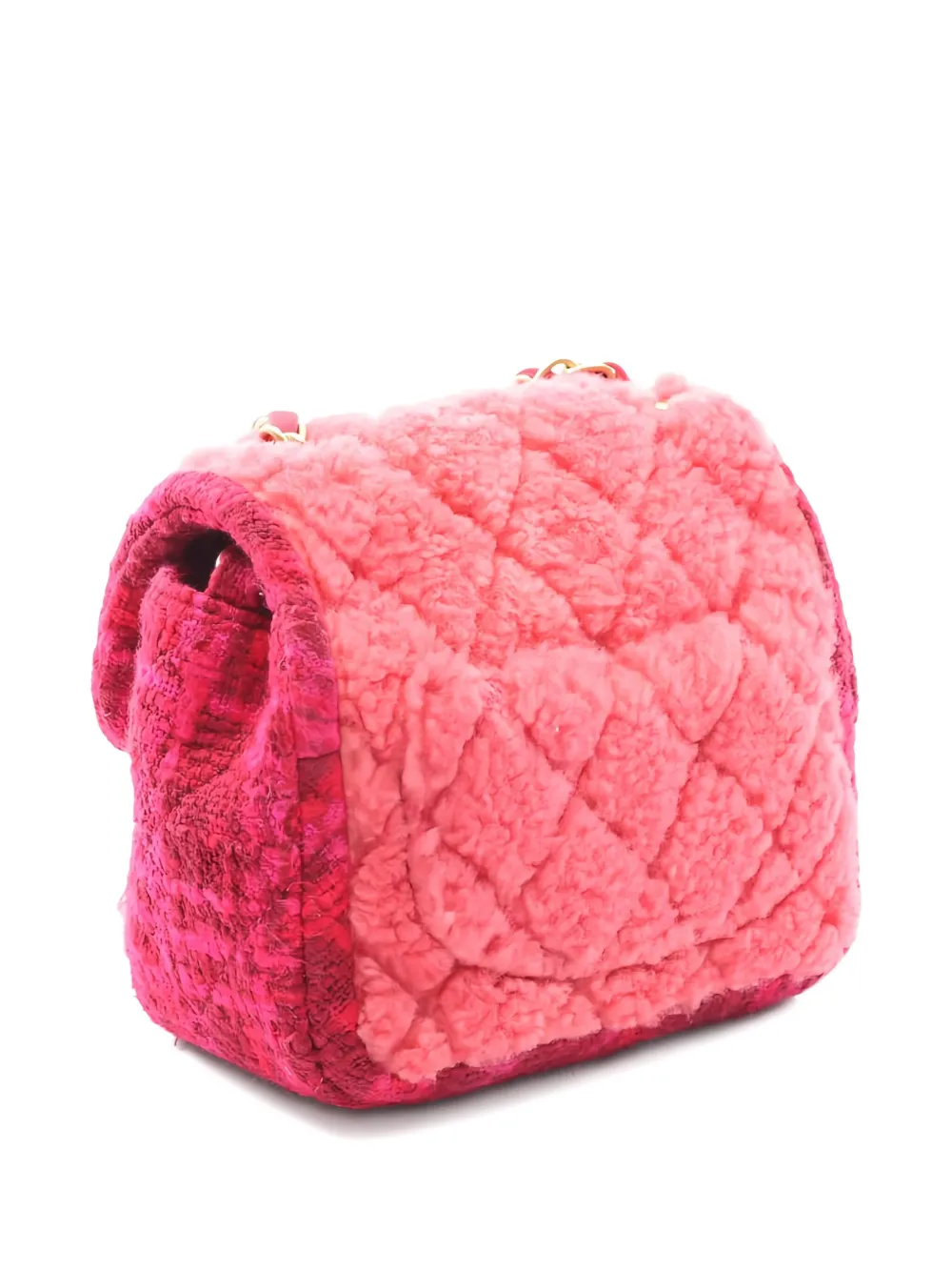 CHANEL Pre-Owned 2020-2021 tweed quilted crossbody bag | Mini Bags | Image 2