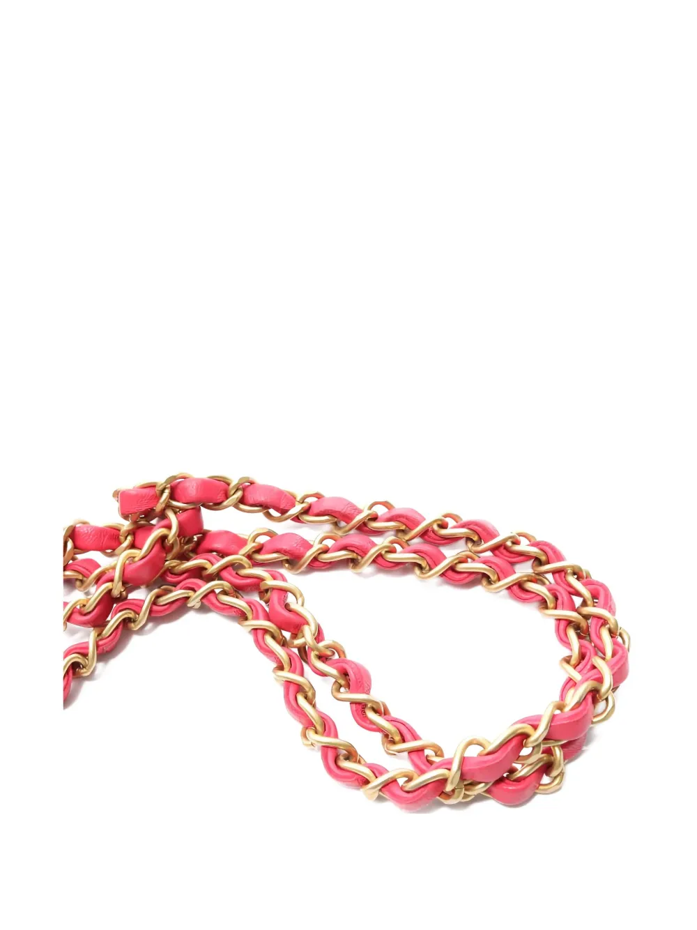 Pre-owned Chanel 2020-2021 Tweed Quilted Crossbody Bag In Pink