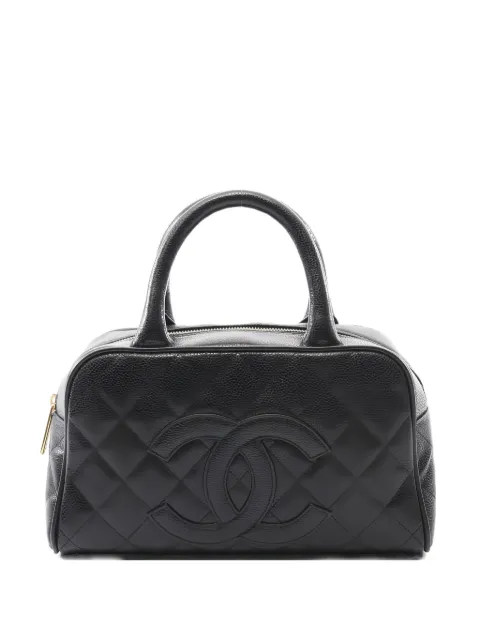 CHANEL Pre-Owned 2003-2004 matelasse quilted boston tote bag