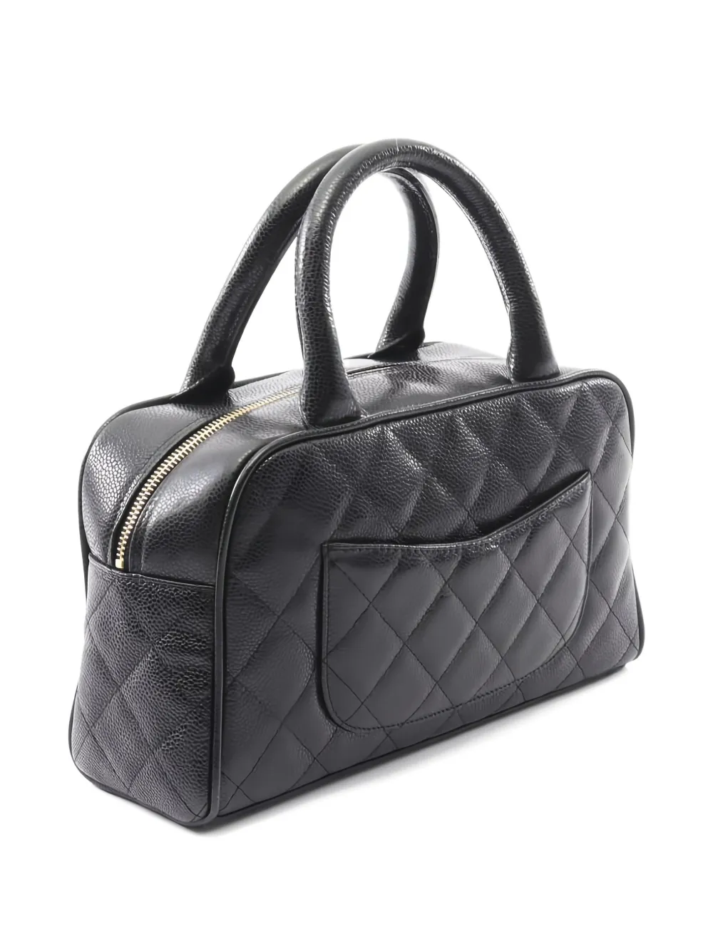 CHANEL Pre-Owned 2003-2004 matelasse quilted boston tote bag | Pre-Owned | Image 2