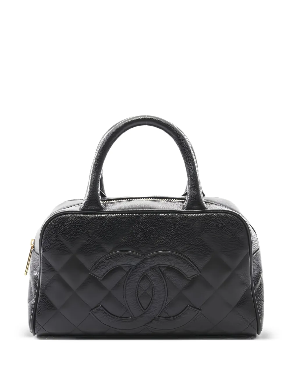 CHANEL Pre-Owned 2003-2004 マトラッセ ハンドバッグ - ブラック