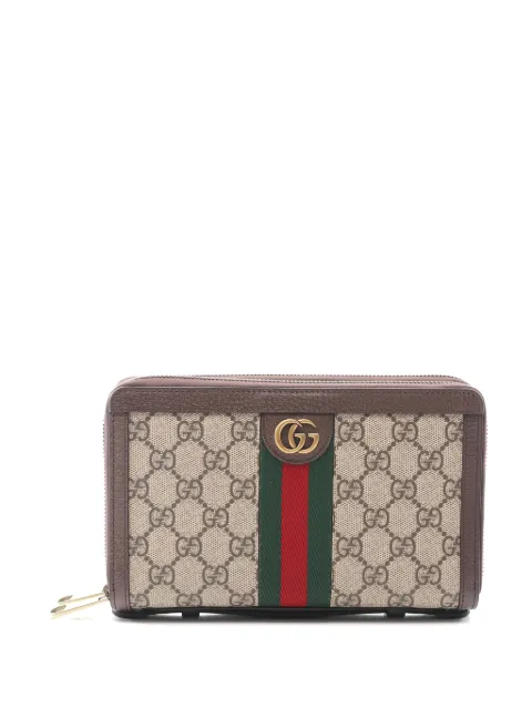 Gucci Pre-Owned 2020S  GG Supreme Ophidia wallet