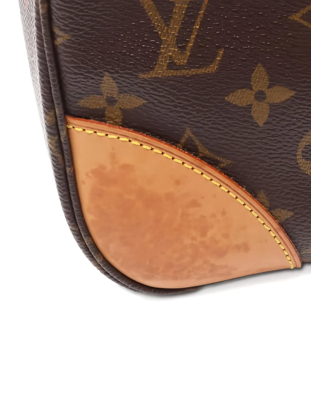 Pre-owned Louis Vuitton 2002 Boulogne Pm Monogram Shoulder Bag In Brown