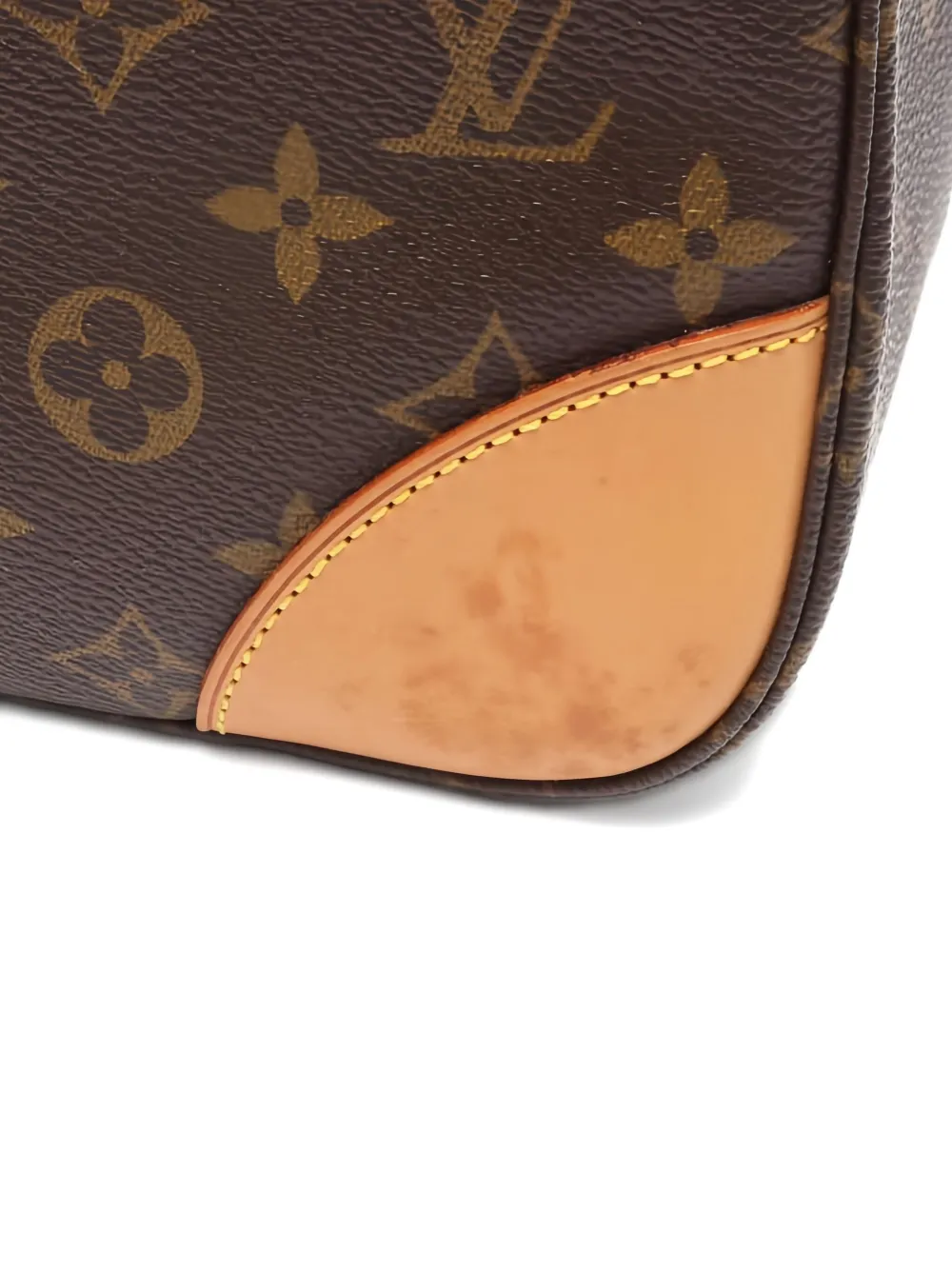 Pre-owned Louis Vuitton 2002 Boulogne Pm Monogram Shoulder Bag In Brown