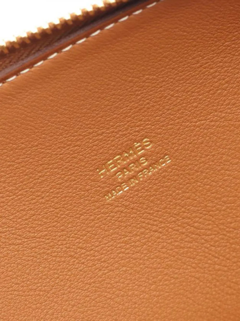Pre-owned Hermes Bolide 30 Leather Tote Bag In Brown